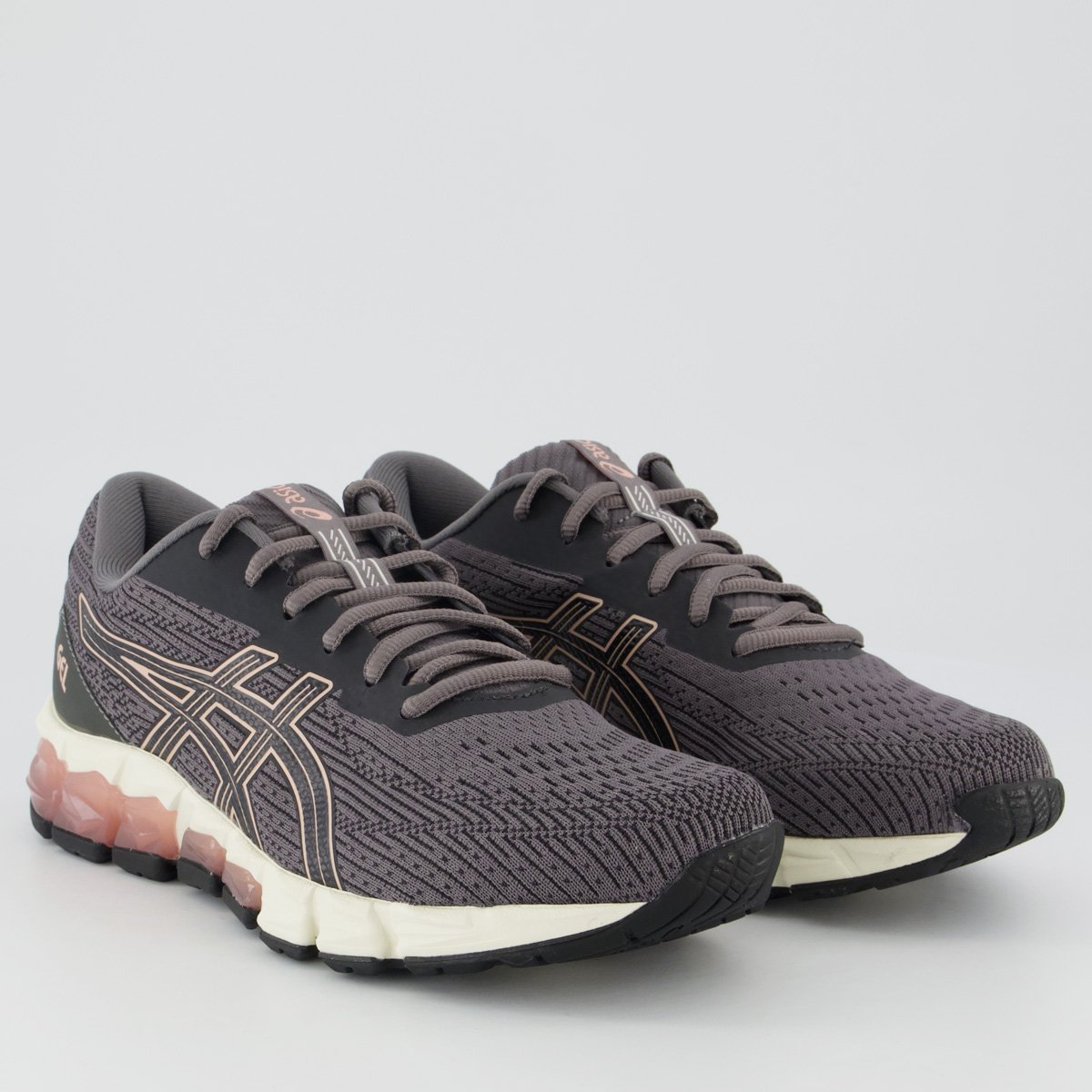 Tênis Asics Gel Quantum ST Feminino Cinza Escuro Cinza