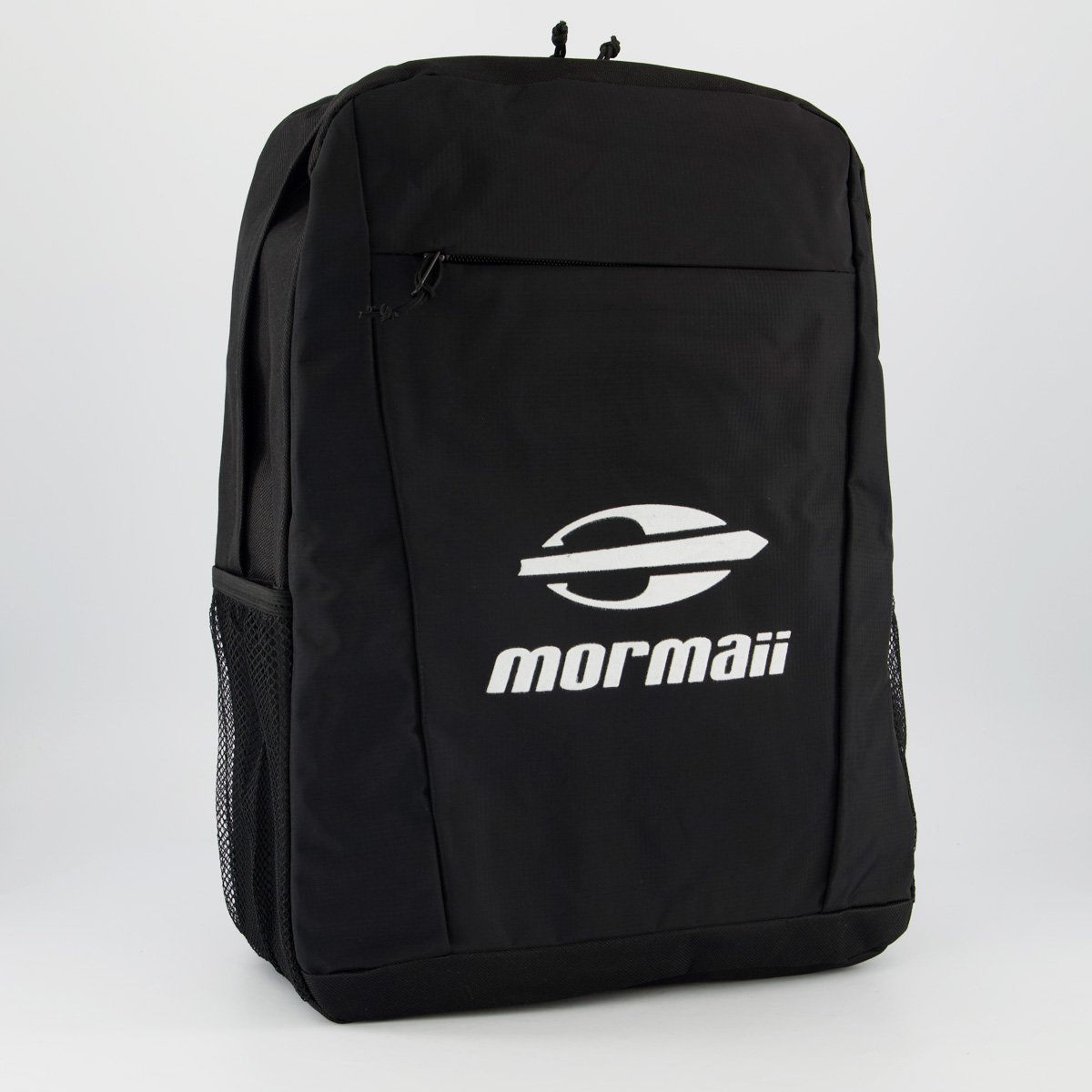 Mochila Mormaii Emborrachada Esportiva Preta e Branca Preto 4