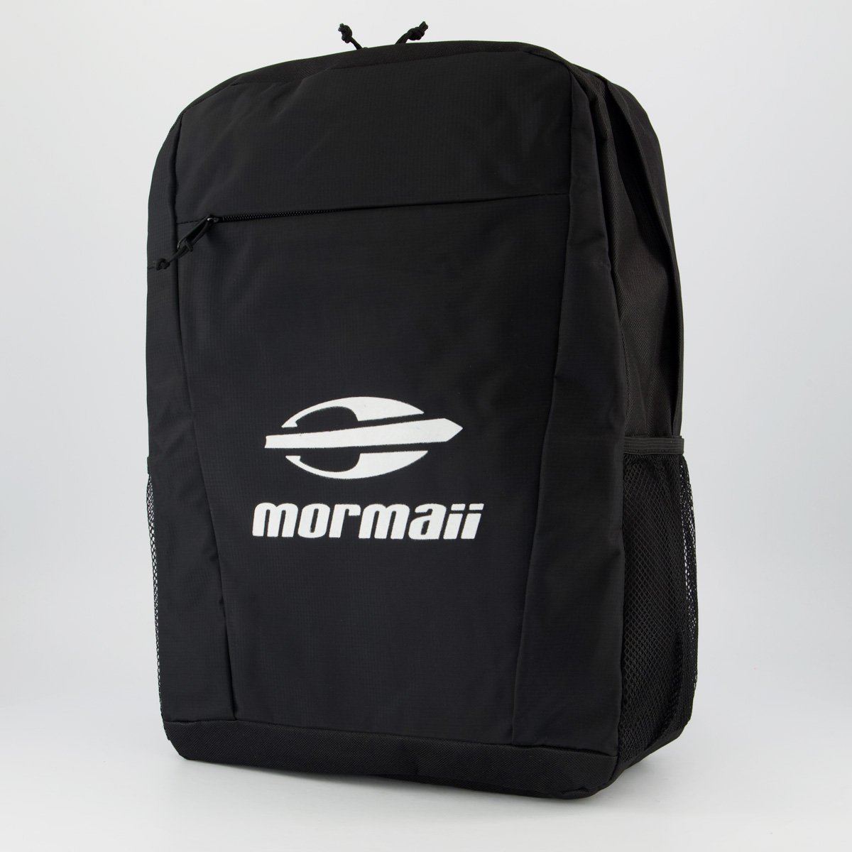 Mochila Mormaii Emborrachada Esportiva Preta e Branca Preto 5