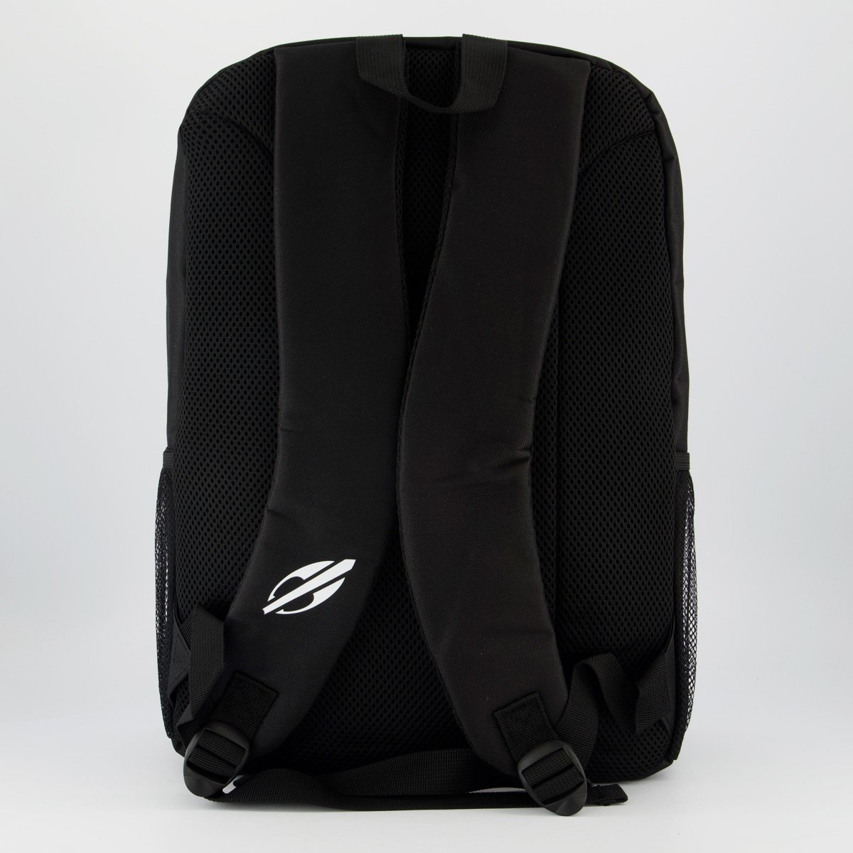 Mochila Mormaii Emborrachada Esportiva Preta e Branca Preto 6