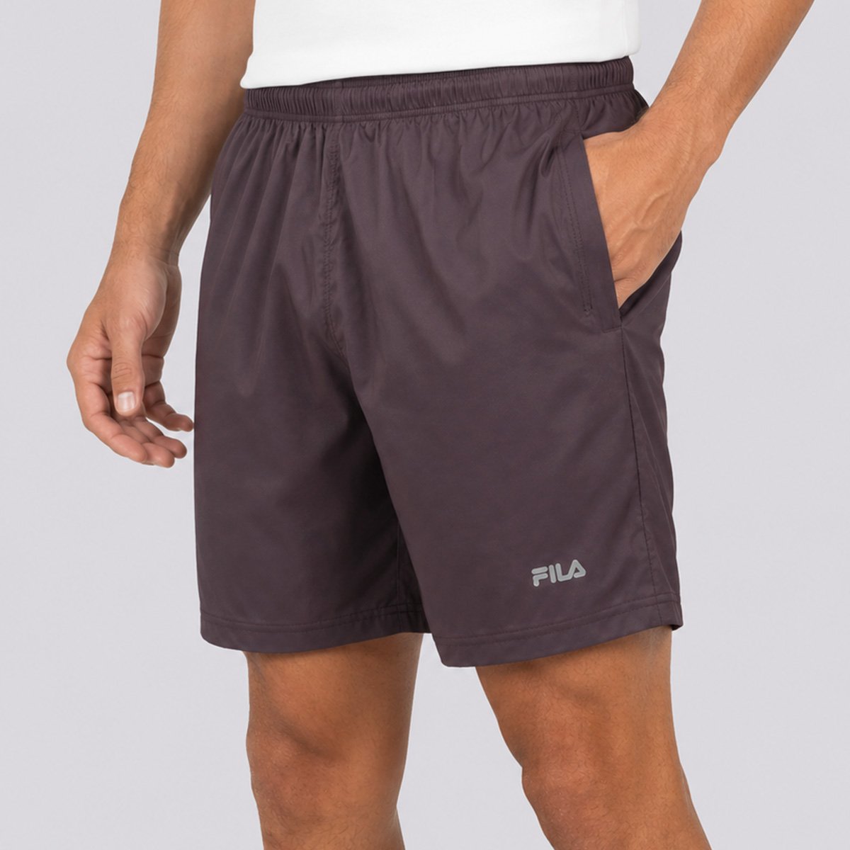 Bermuda Fila Diamond Core Run-6 Marrom Marrom 2