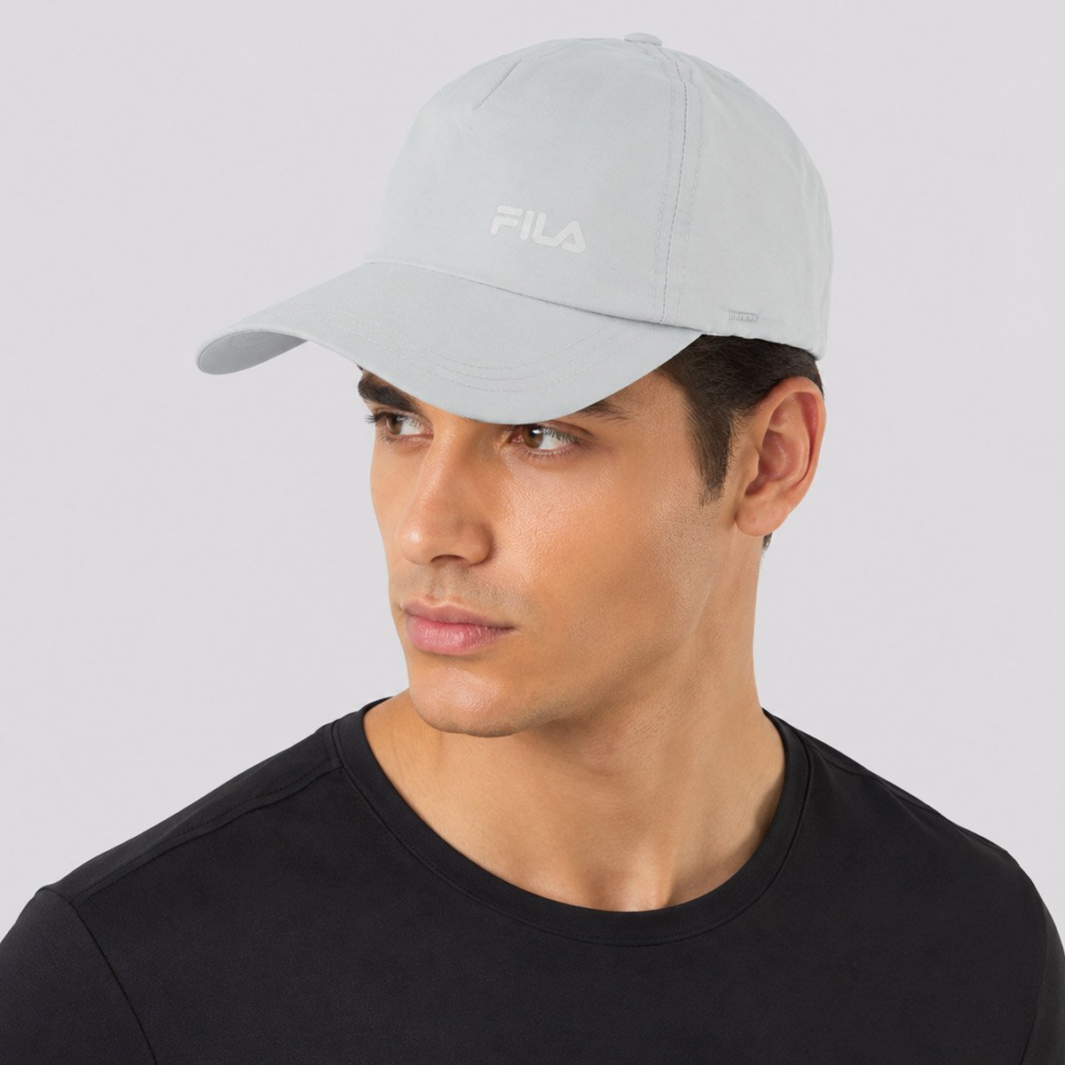 Boné Fila Running Logo Cinza Cinza 5