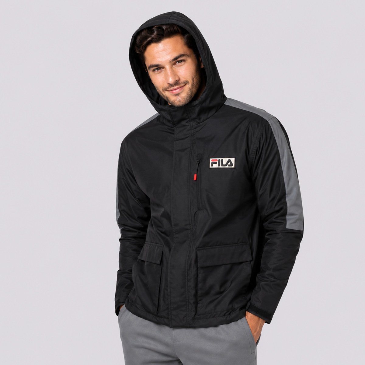 Jaqueta Fila Waterproof Preta Preto 2