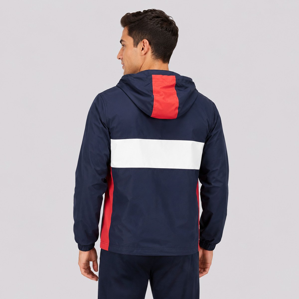 Jaqueta Fila Bianco Azul Marinho e Vermelho Azul 4