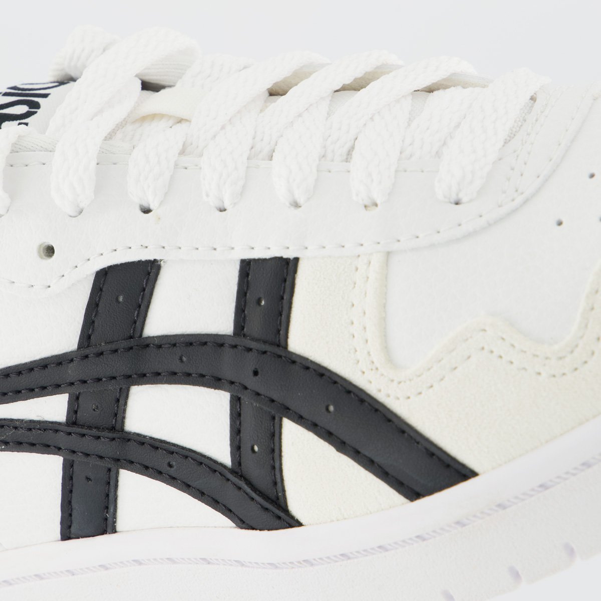 Tênis Asics Japan S W Feminino Branco e Preto Branco 7