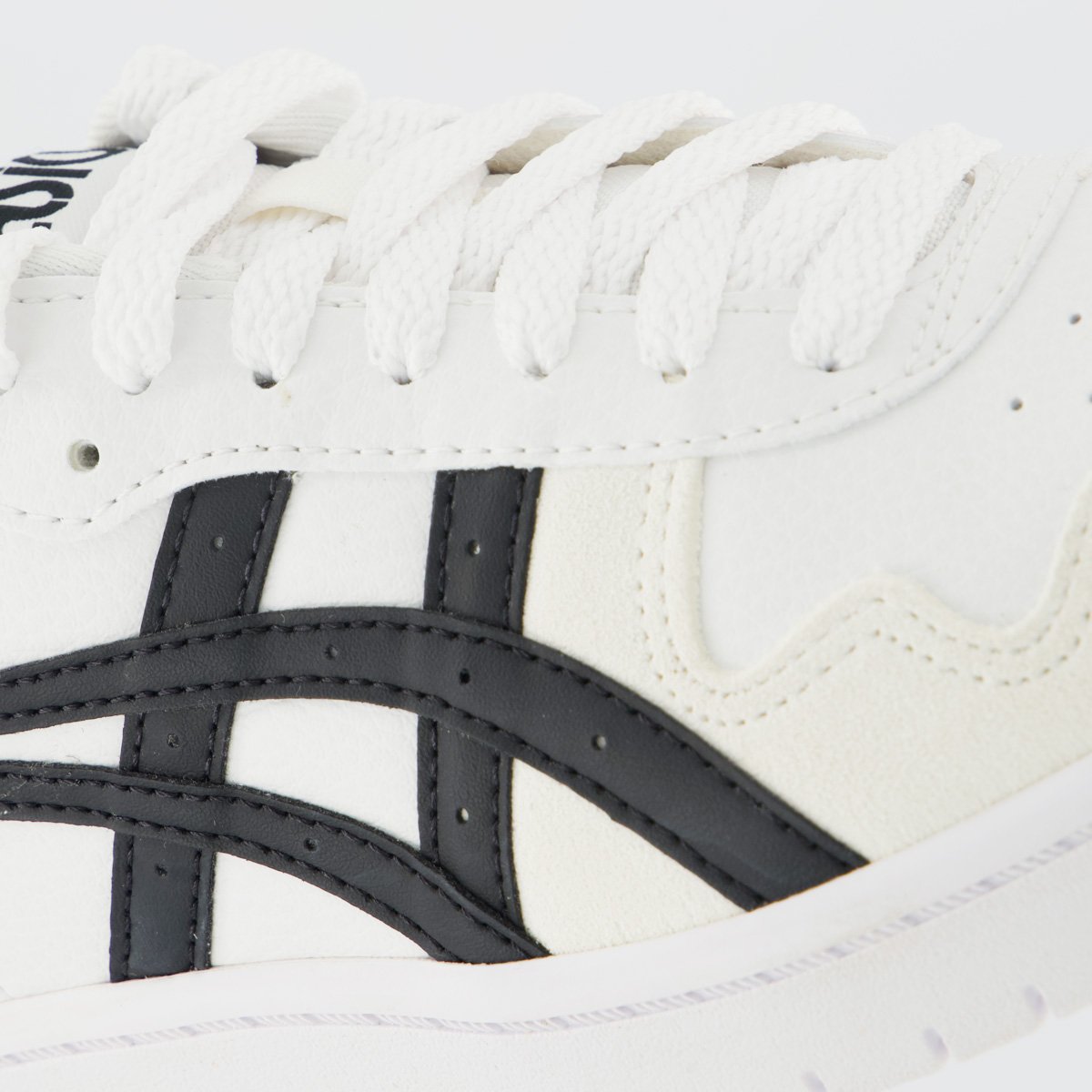Tênis Asics Japan S W Feminino Branco e Preto Branco 7