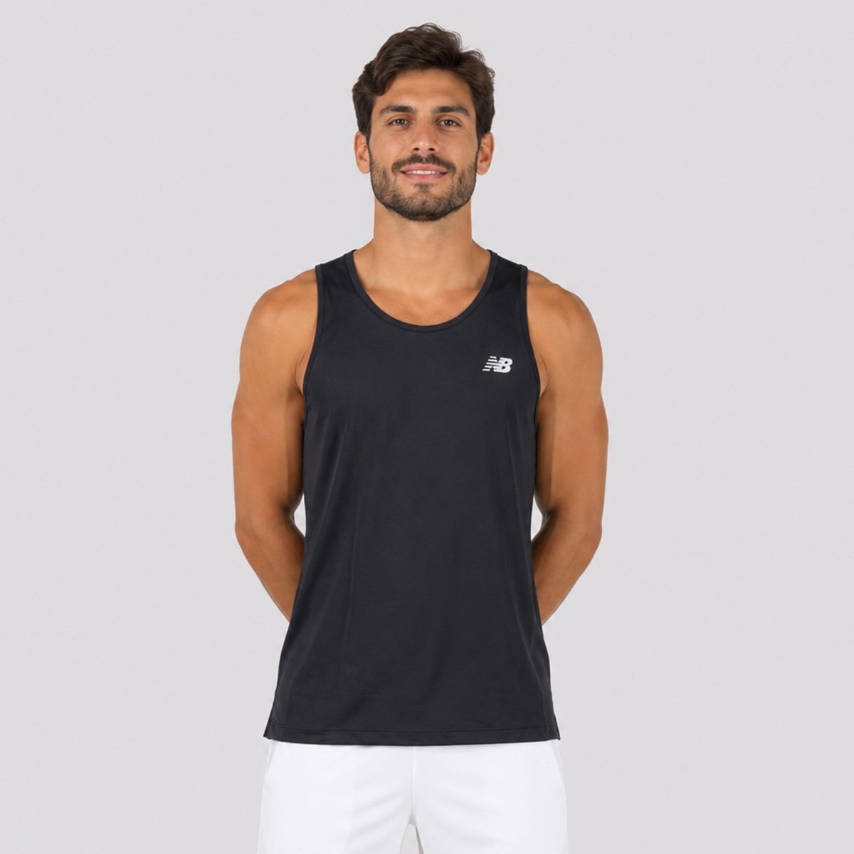 Regata New Balance Sport Essentials Logo Preta