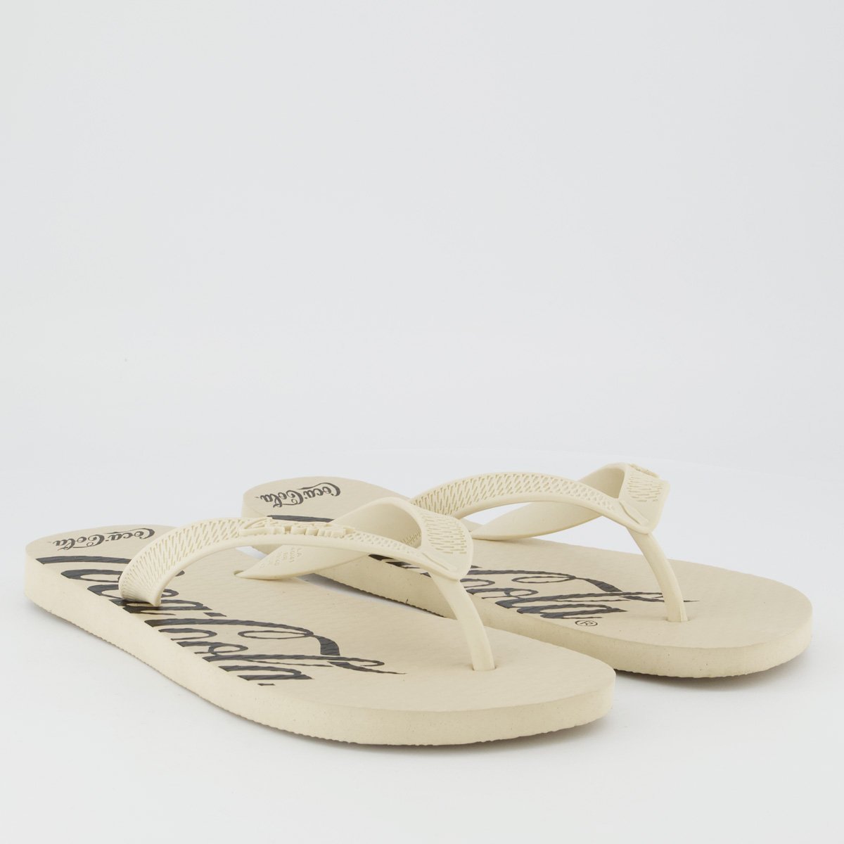 Chinelo Coca Cola Spencerian I Off White Off White 3