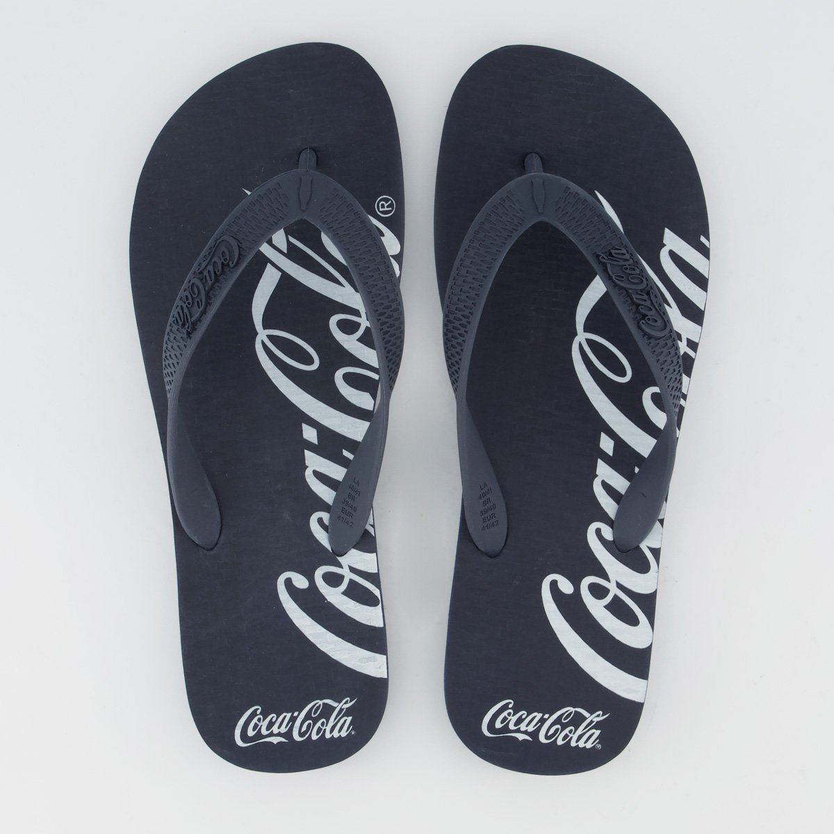 Chinelo Coca Cola Spencerian I Marinho