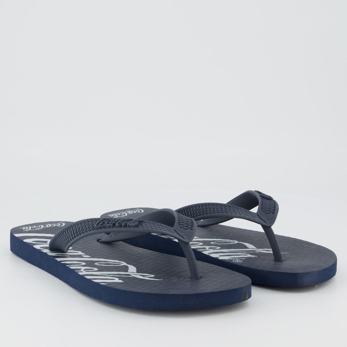Chinelo Coca Cola Spencerian I Marinho Azul Marinho 3