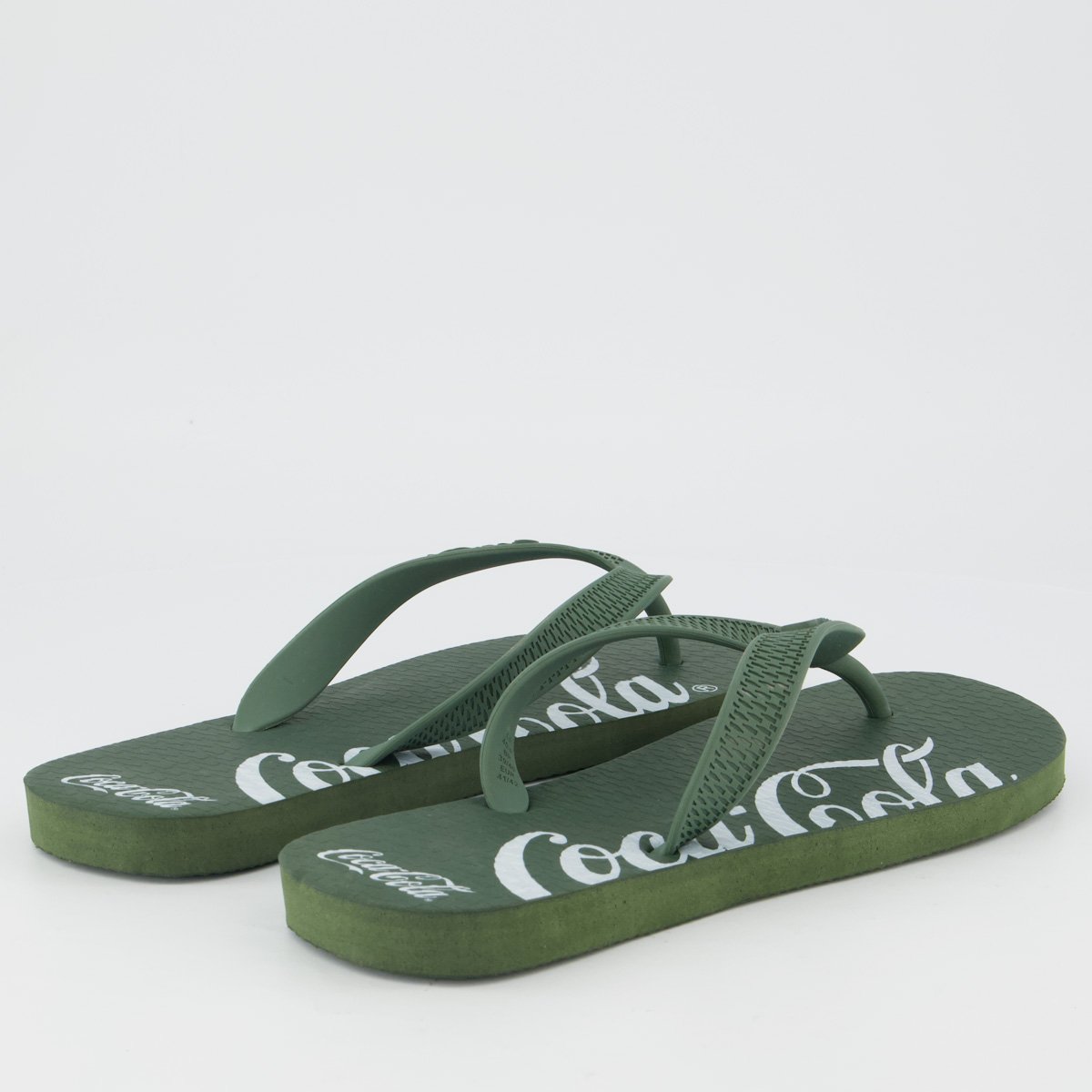 Chinelo Coca Cola Spencerian Verde Verde 4