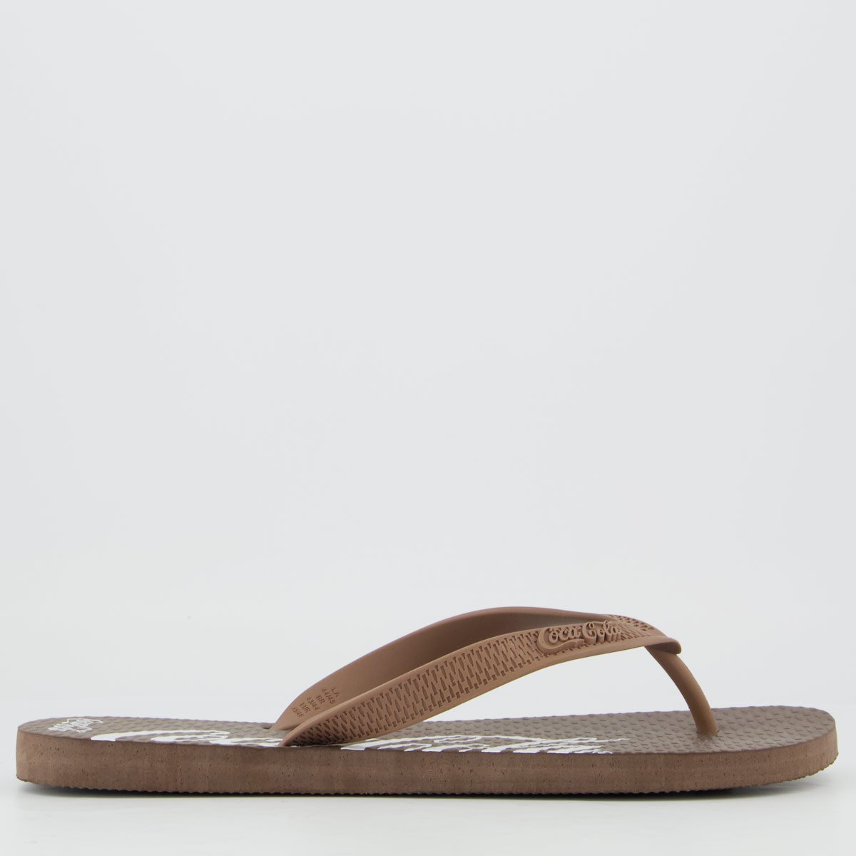 Chinelo Coca Cola Spencerian Marrom Marrom 2