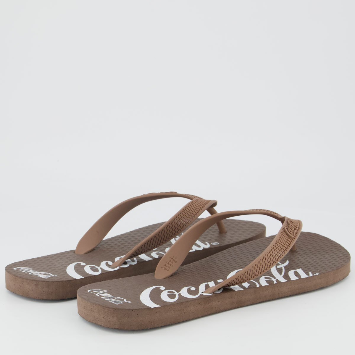 Chinelo Coca Cola Spencerian Marrom Marrom 4