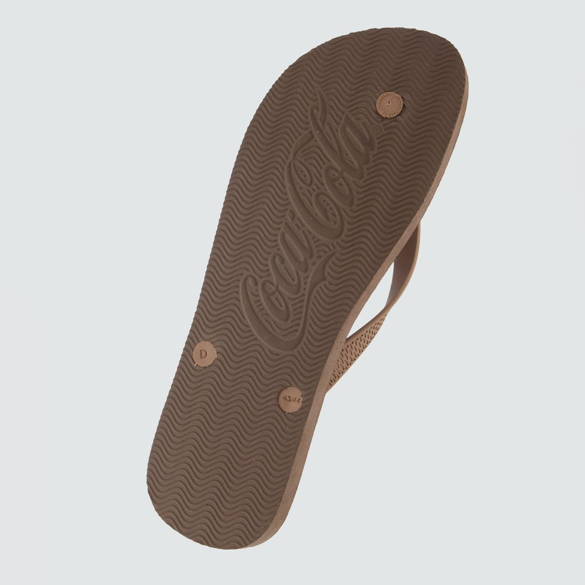 Chinelo Coca Cola Spencerian Marrom Marrom 5