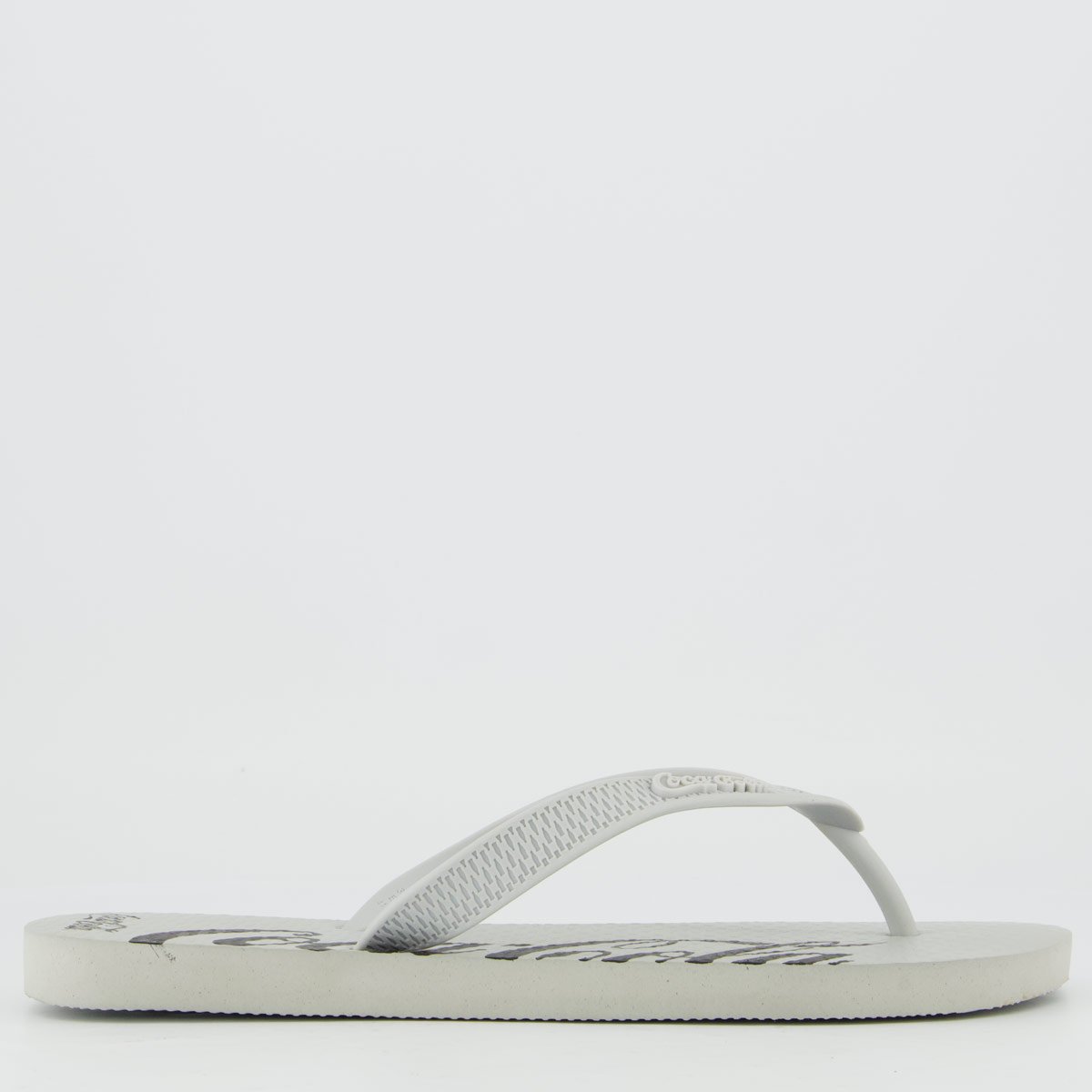 Chinelo Coca Cola Spencerian Cinza Cinza 2