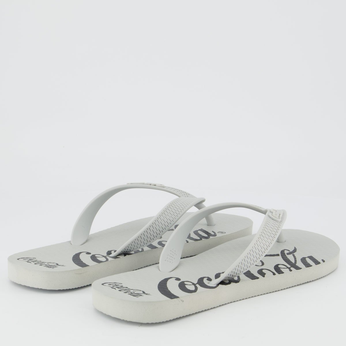 Chinelo Coca Cola Spencerian Cinza Cinza 4