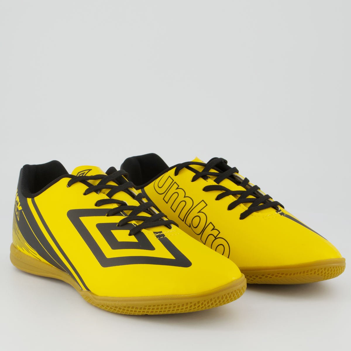 Chuteira Umbro Kick Futsal Amarela e Preta Amarelo 2