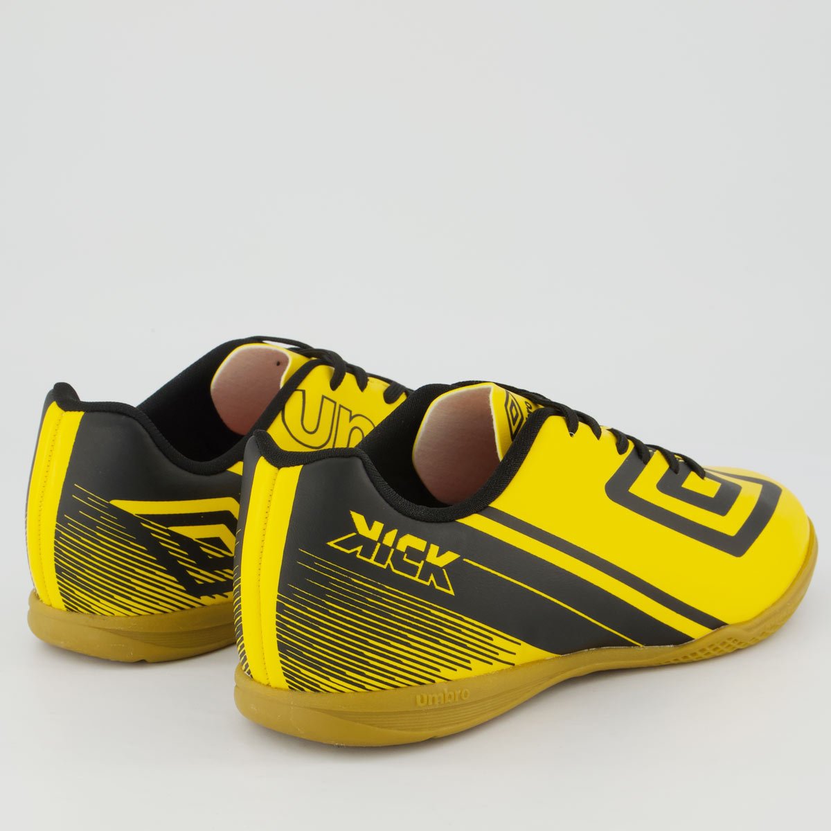Chuteira Umbro Kick Futsal Amarela e Preta Amarelo 3