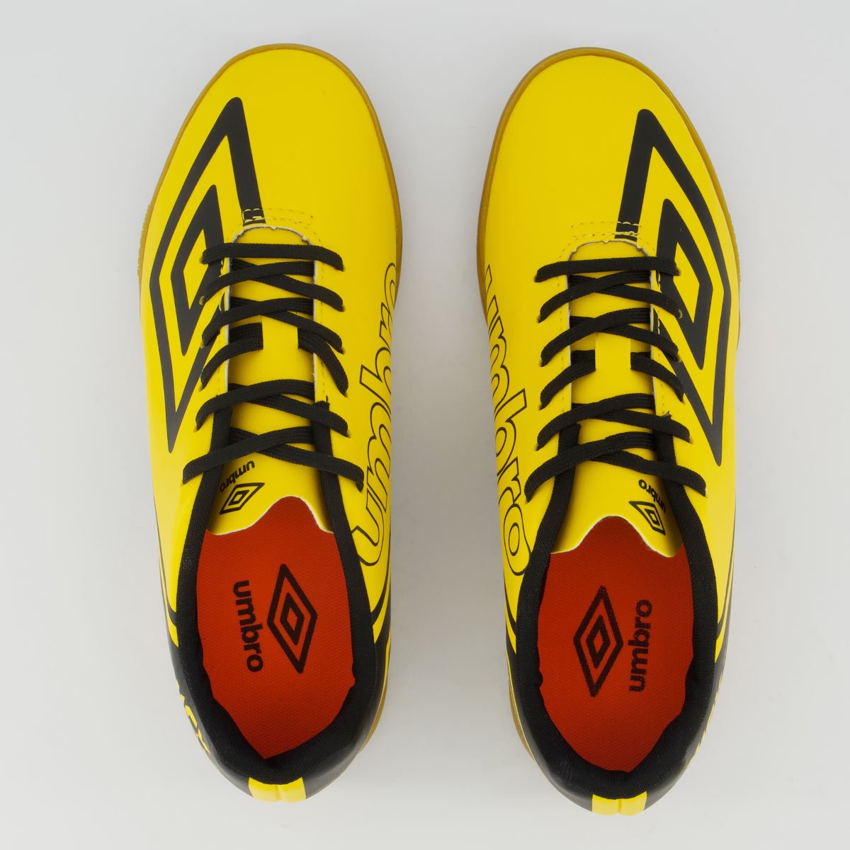Chuteira Umbro Kick Futsal Amarela e Preta Amarelo 4