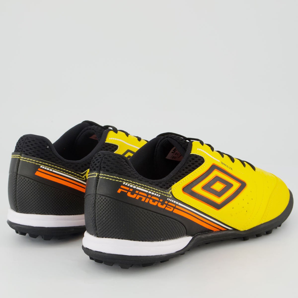 Chuteira Umbro Furious Society Amarela e Preta Amarelo 3