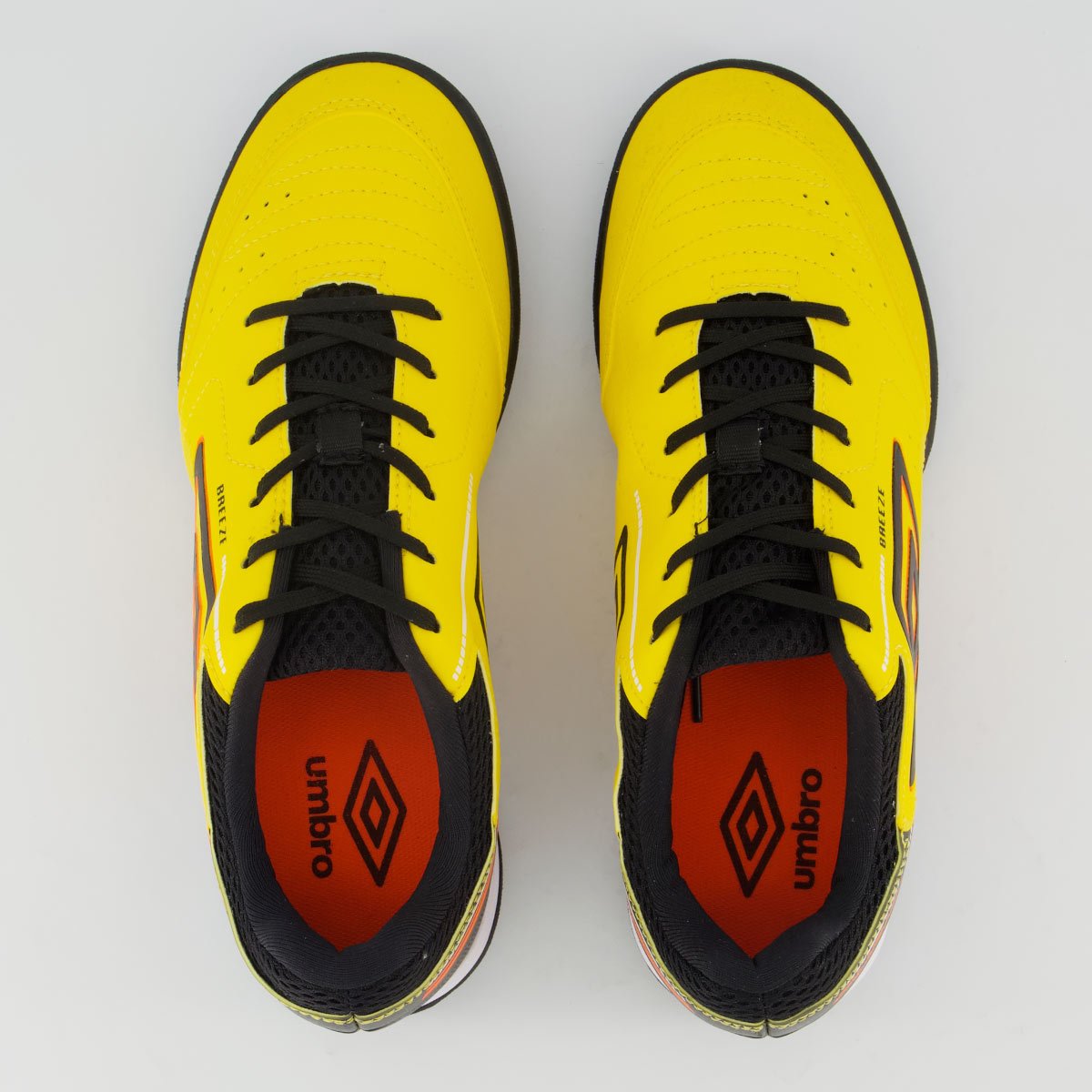Chuteira Umbro Furious Society Amarela e Preta Amarelo 4