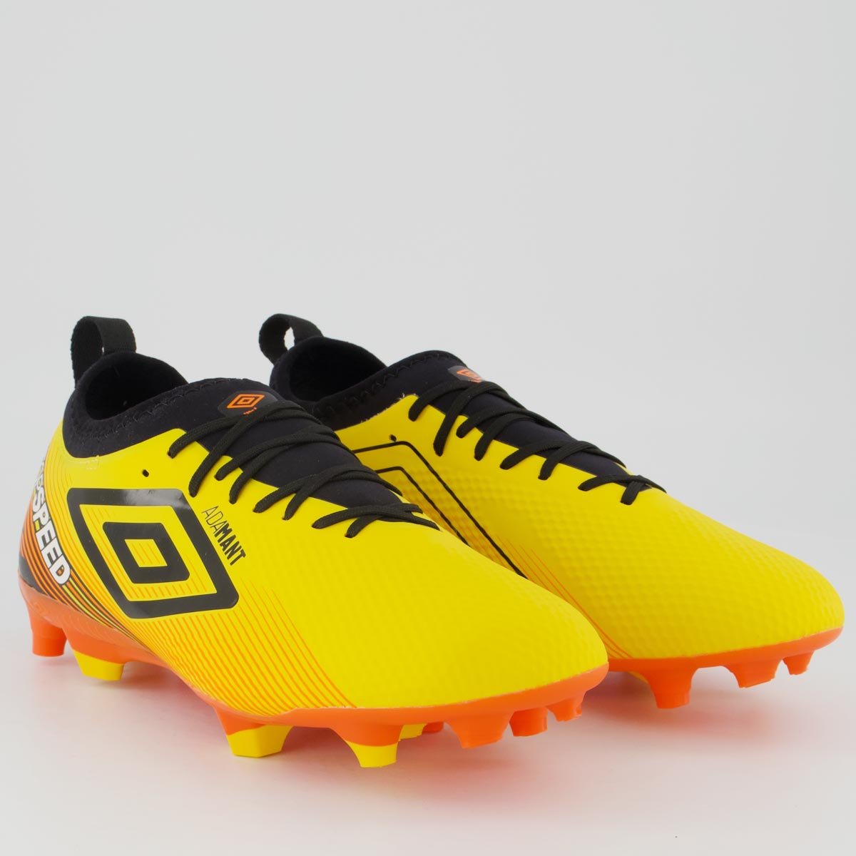 Chuteira Umbro Top Speed Club Campo Amarela e Preta Amarelo 2