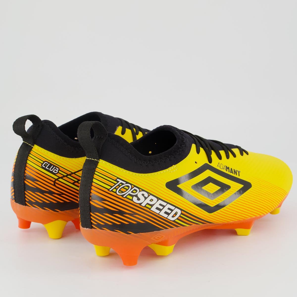 Chuteira Umbro Top Speed Club Campo Amarela e Preta Amarelo 3