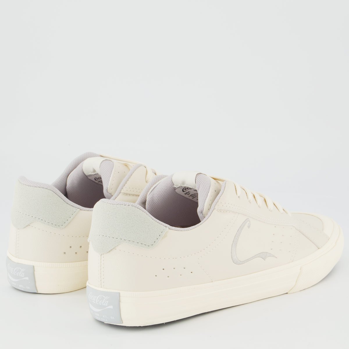 Tênis Coca Cola Alliance Town Feminino Off White E Cinza Off White 3
