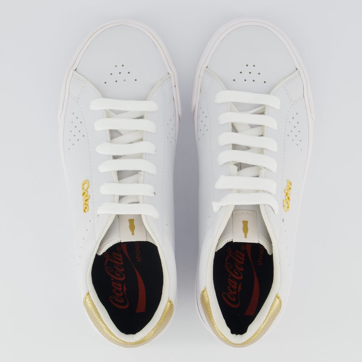 Tênis Coca Cola Lavine Smart Town Feminino Branco Branco 4