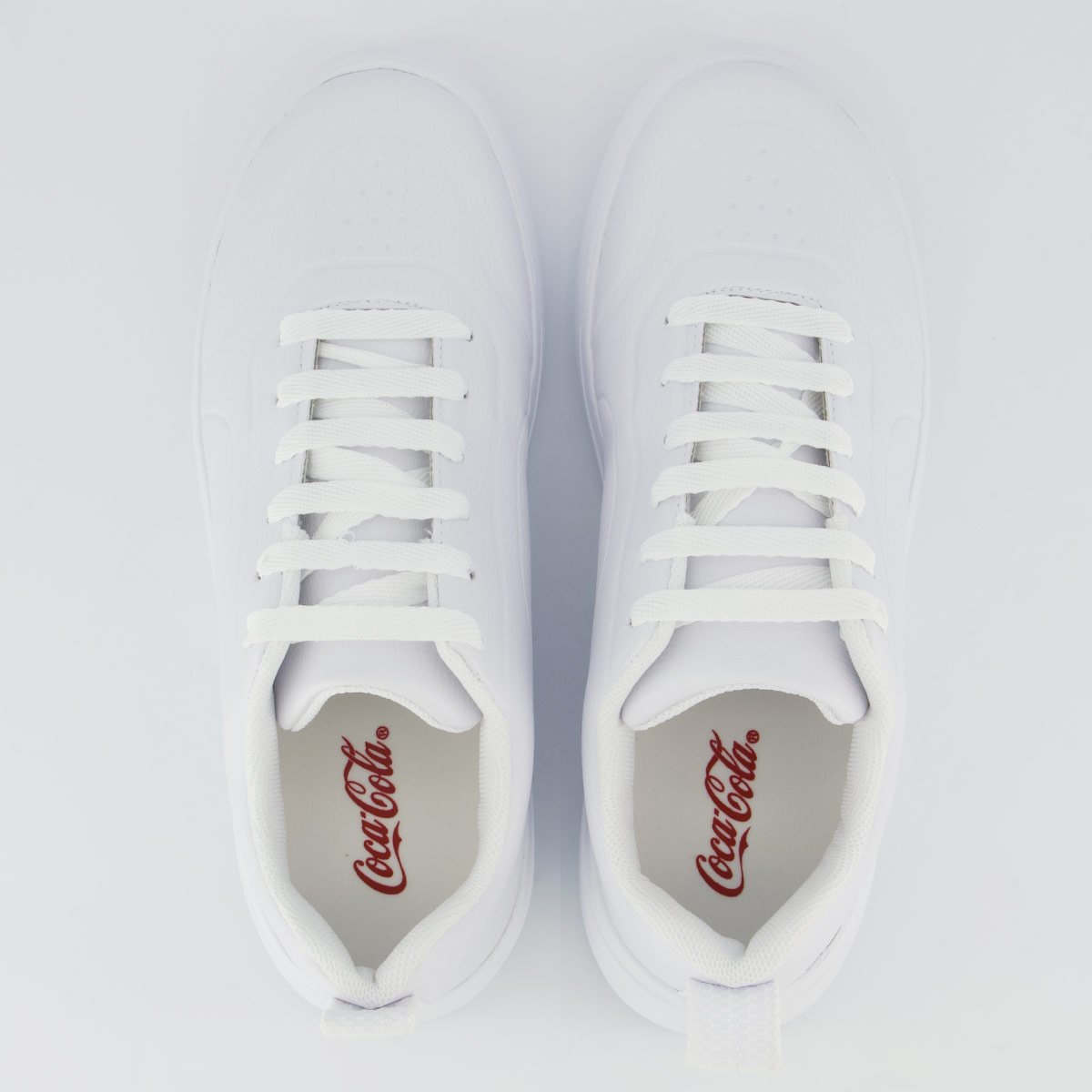 Tênis Coca Cola Loud Frequency Branco Branco 4