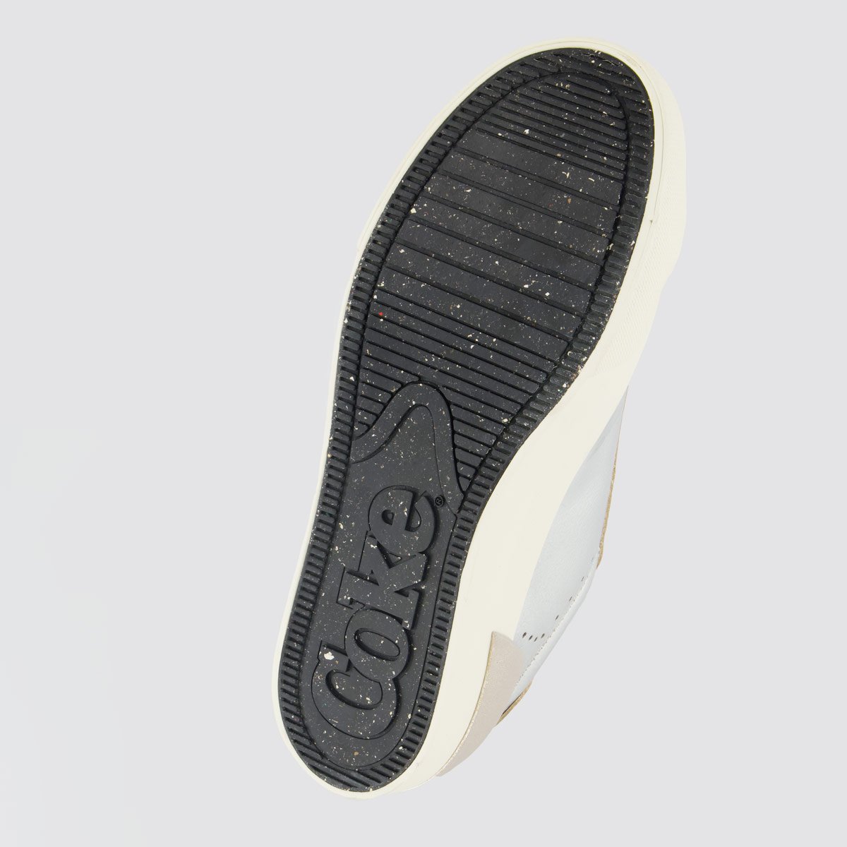 Tênis Coca Cola Lavine Leather Feminino Prata Off White/Prata 5