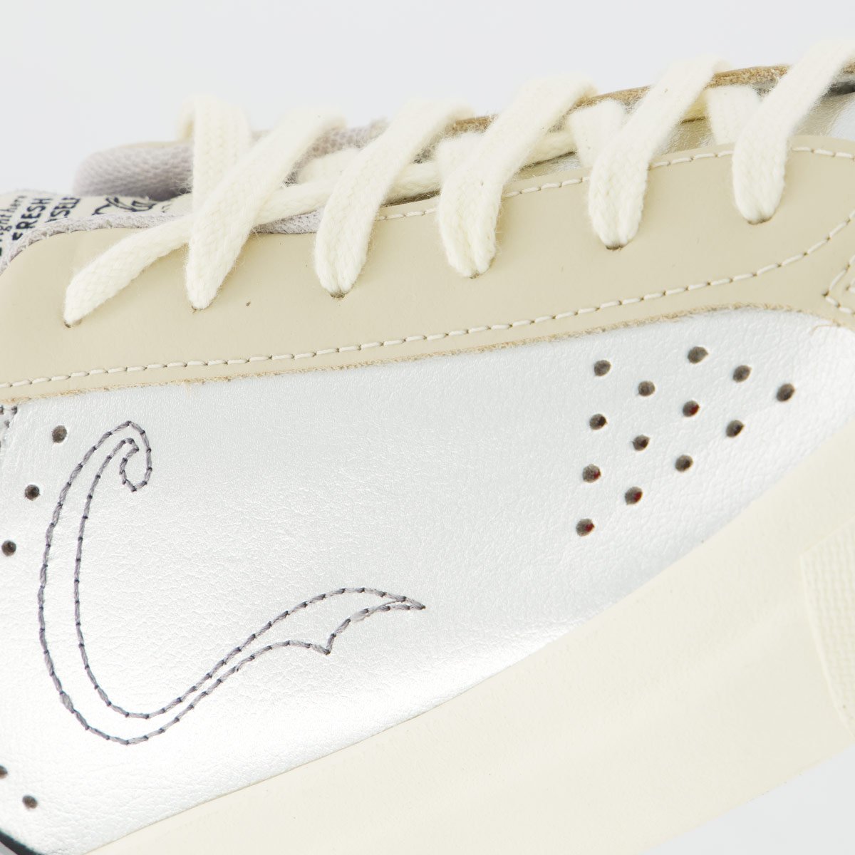 Tênis Coca Cola Lavine Leather Feminino Prata Off White/Prata 7