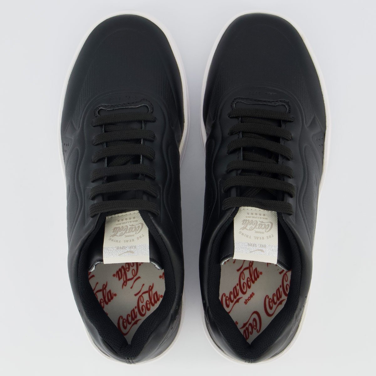 Tênis Coca Cola March Embossed Feminino Preto Preto 4