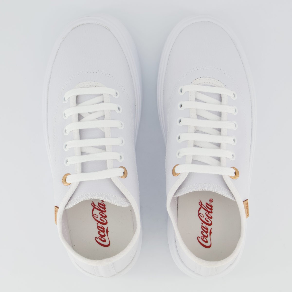Tênis Coca Cola Harmony Town Feminino Branco Branco 4