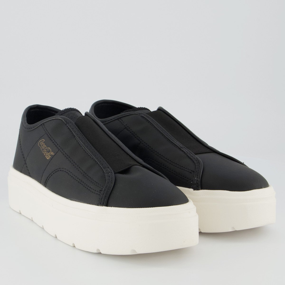 Tênis Coca Cola Harmony Way Town Feminino Preto Preto 2