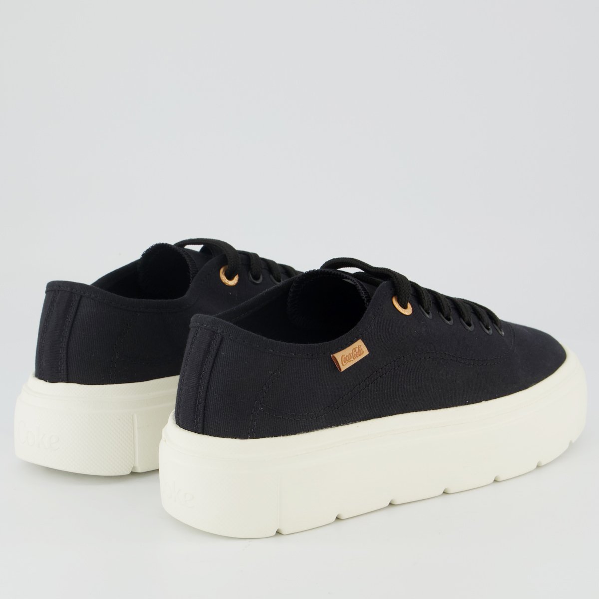 Tênis Coca Cola Harmony Canvas Feminino Preto Preto 3