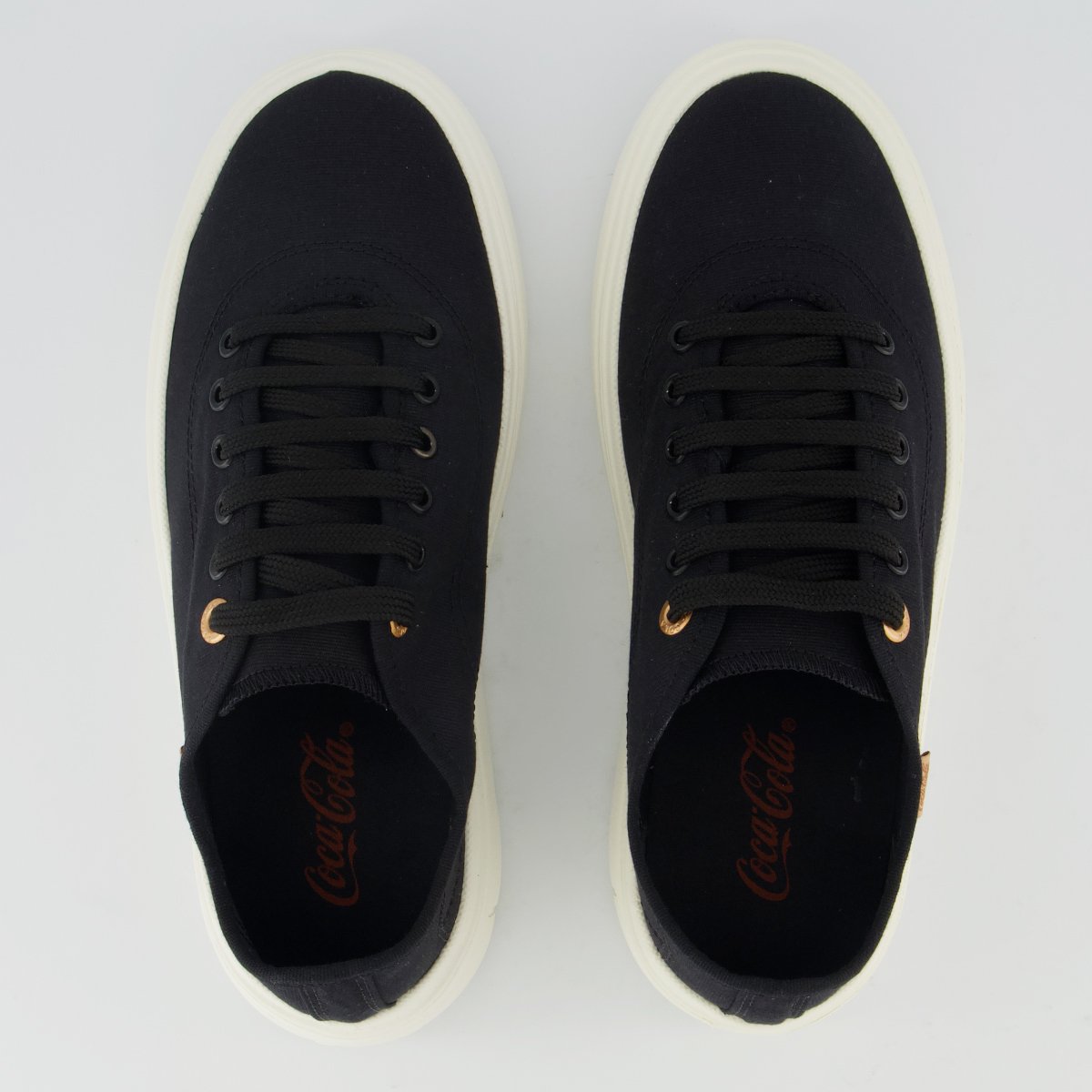 Tênis Coca Cola Harmony Canvas Feminino Preto Preto 4