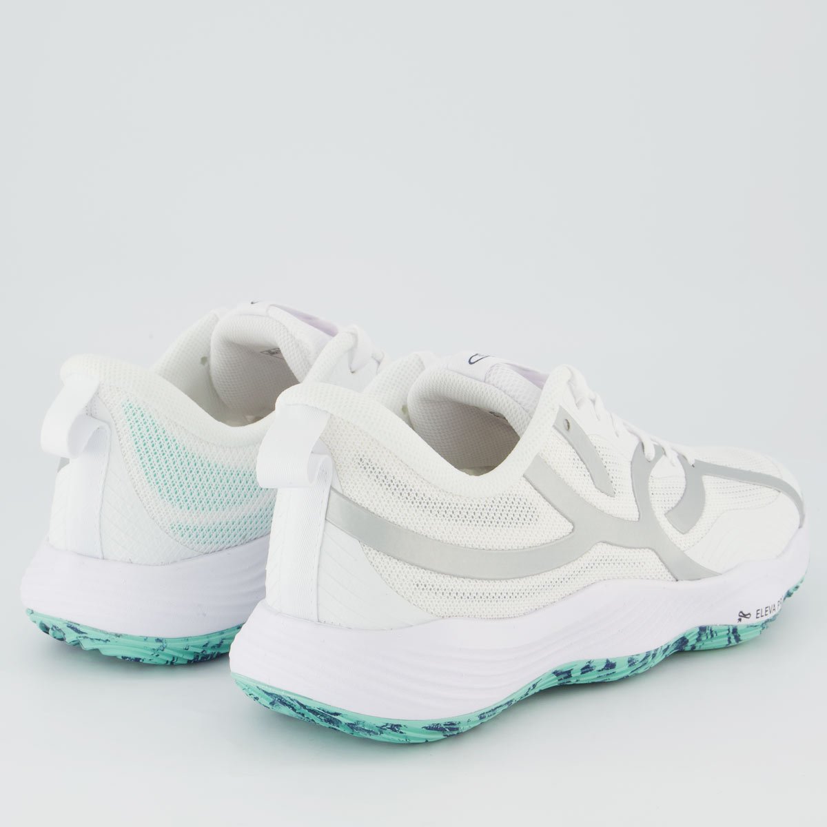 Tênis Olympikus Qu4dra 2 Feminino Branco e Verde Branco 3