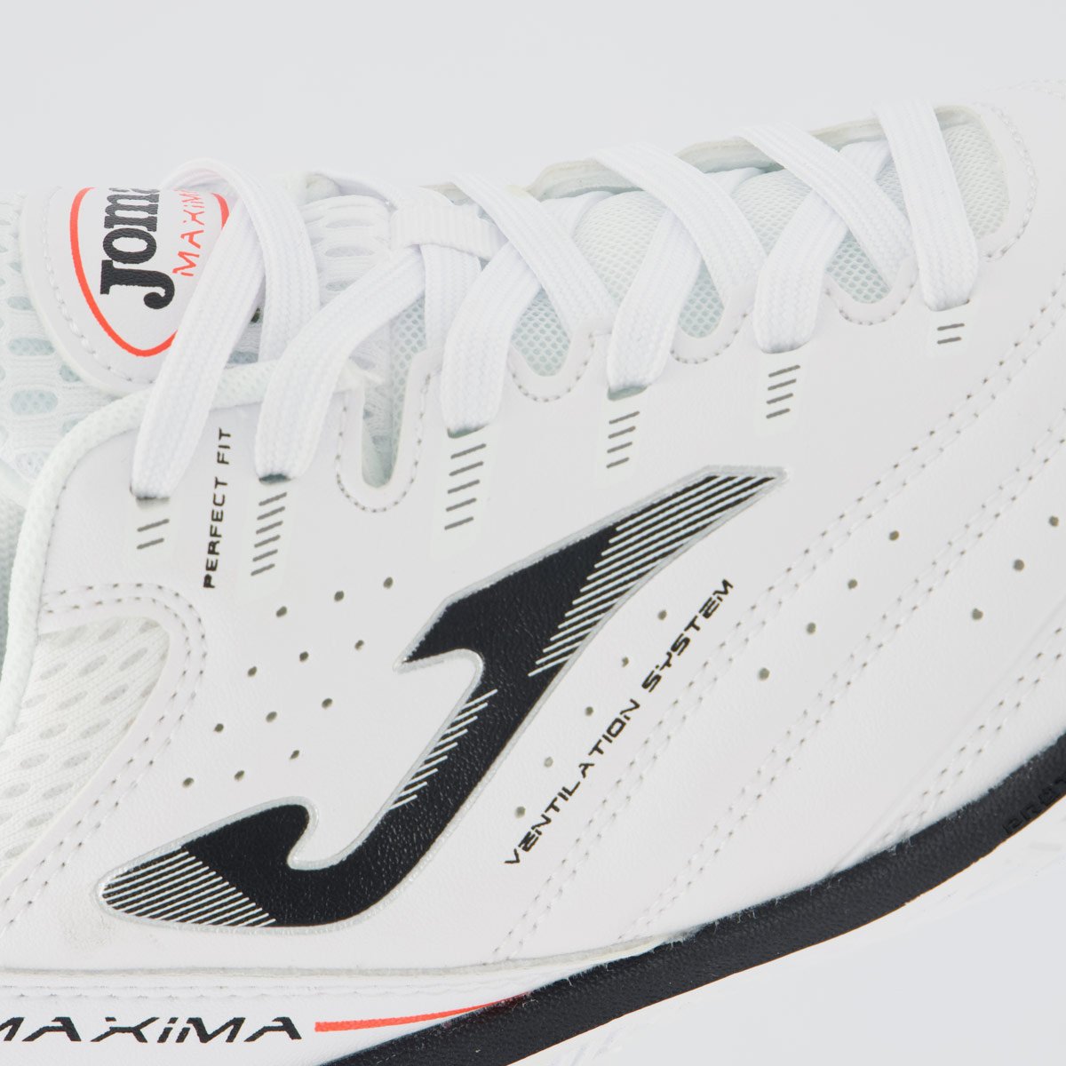 Chuteira Joma Maxima IN Futsal Branca e Preta Branco 7