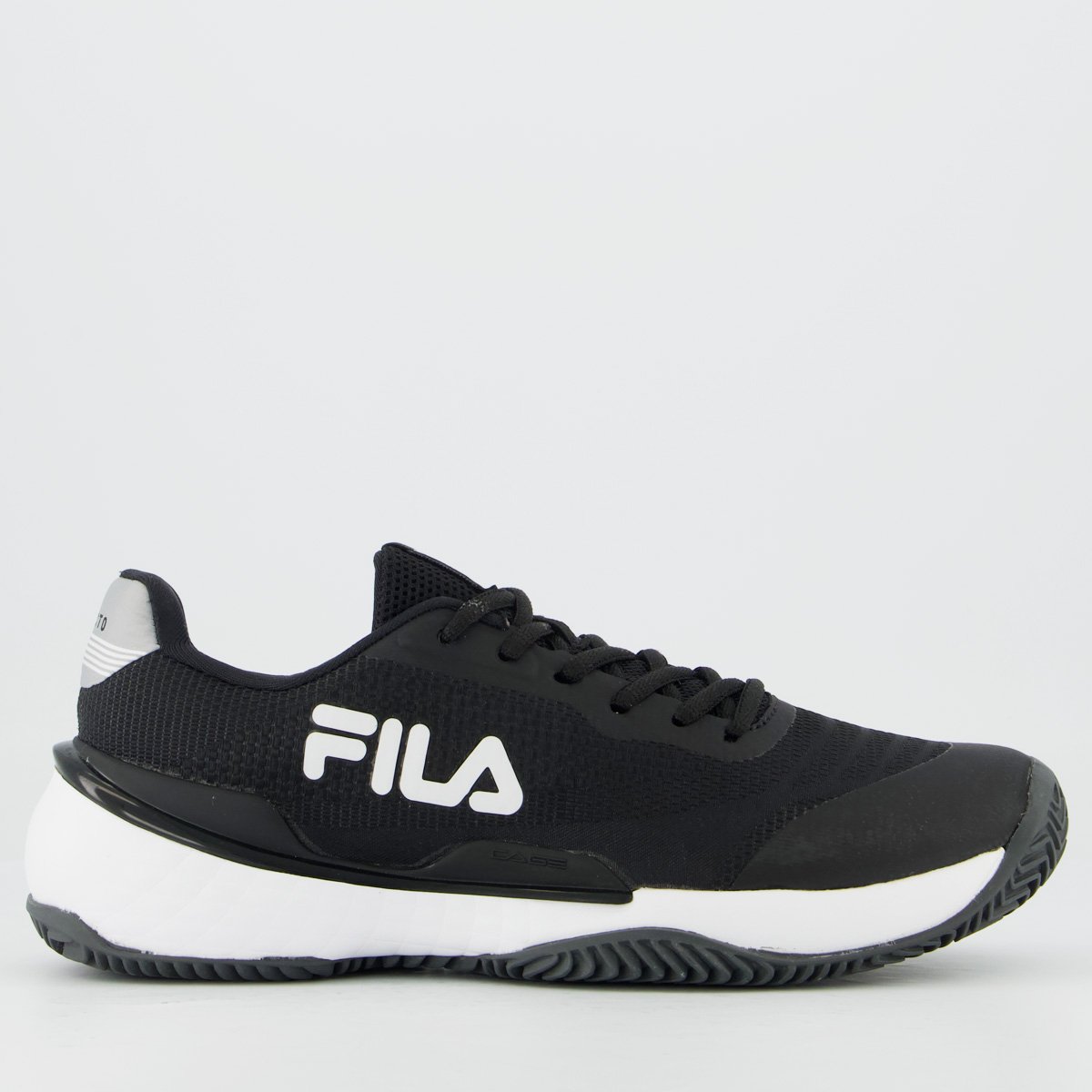 Tênis Fila Invicto Clay Feminino Preto e Cinza