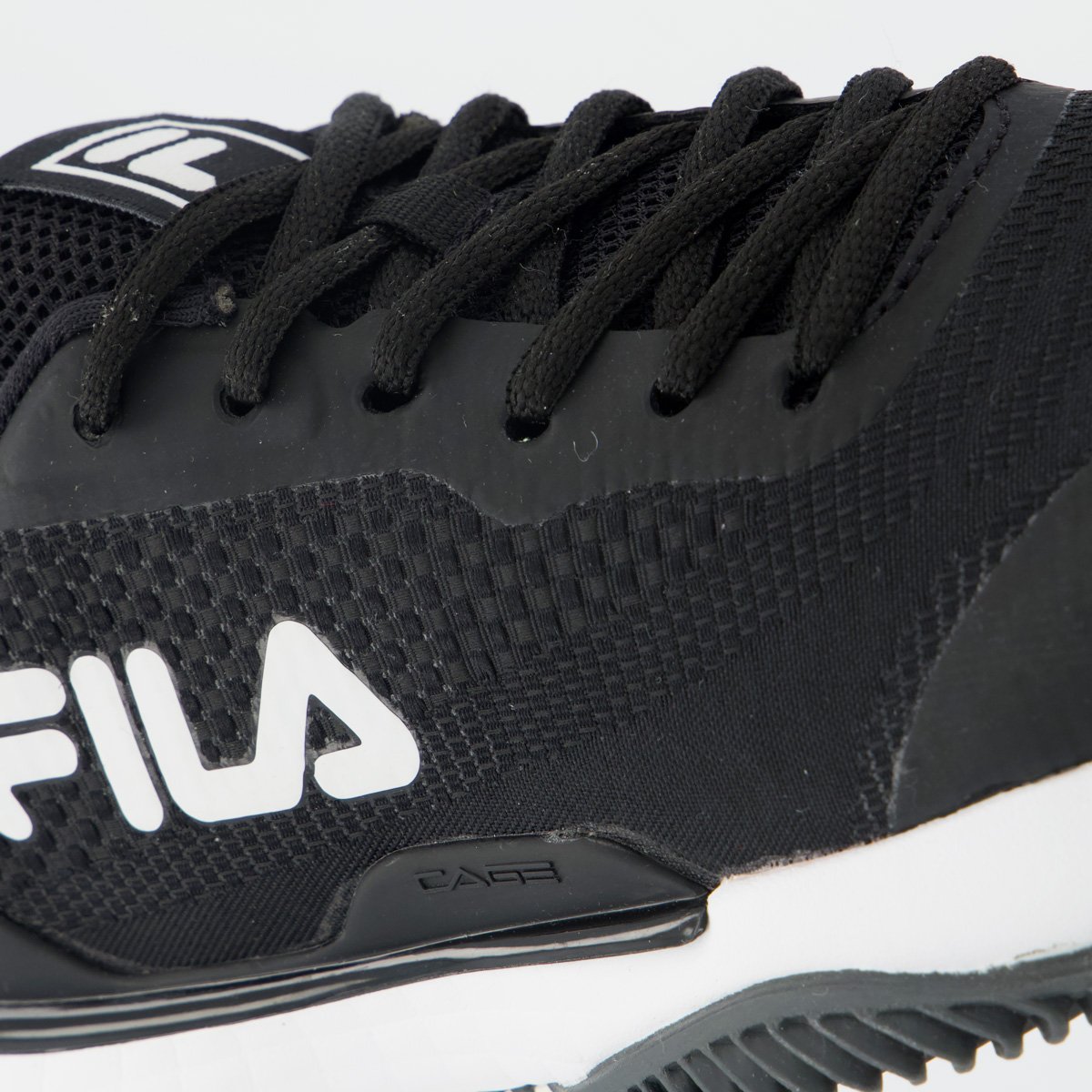 Tênis Fila Invicto Clay Feminino Preto e Cinza Preto 7