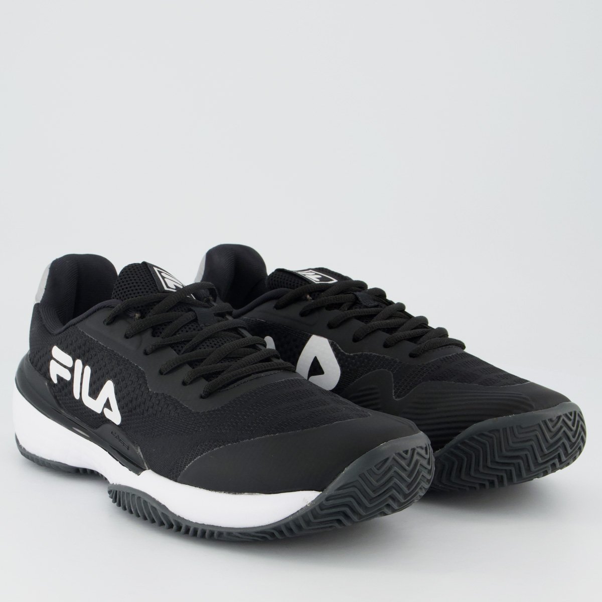 Tênis Fila Invicto Clay Preto e Cinza Preto 2