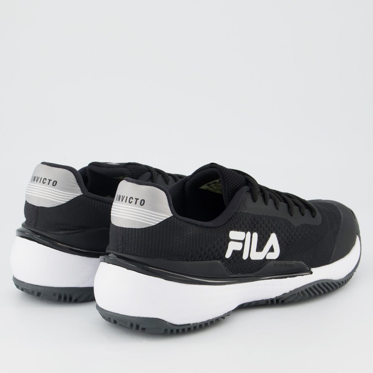 Tênis Fila Invicto Clay Preto e Cinza Preto 3