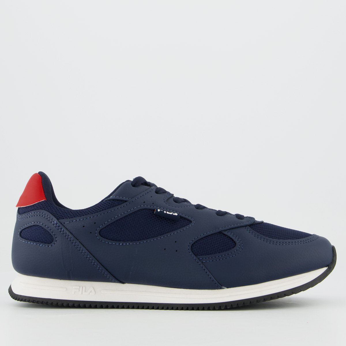 Tênis Fila Jogger 95 Azul Marinho e Vermelho