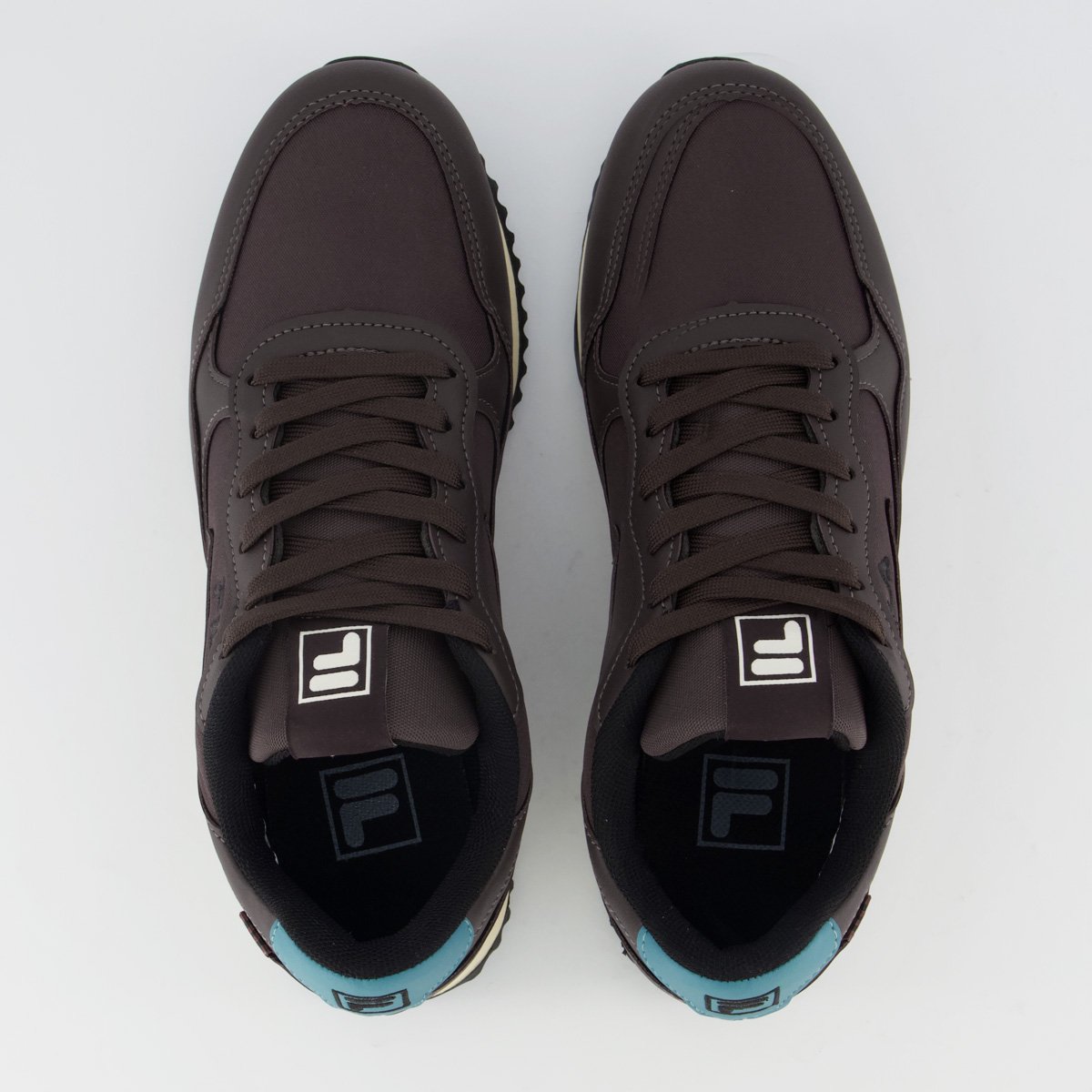 Tênis Fila Euro Jogger Vintage Marrom e Preto Marrom/Preto 4