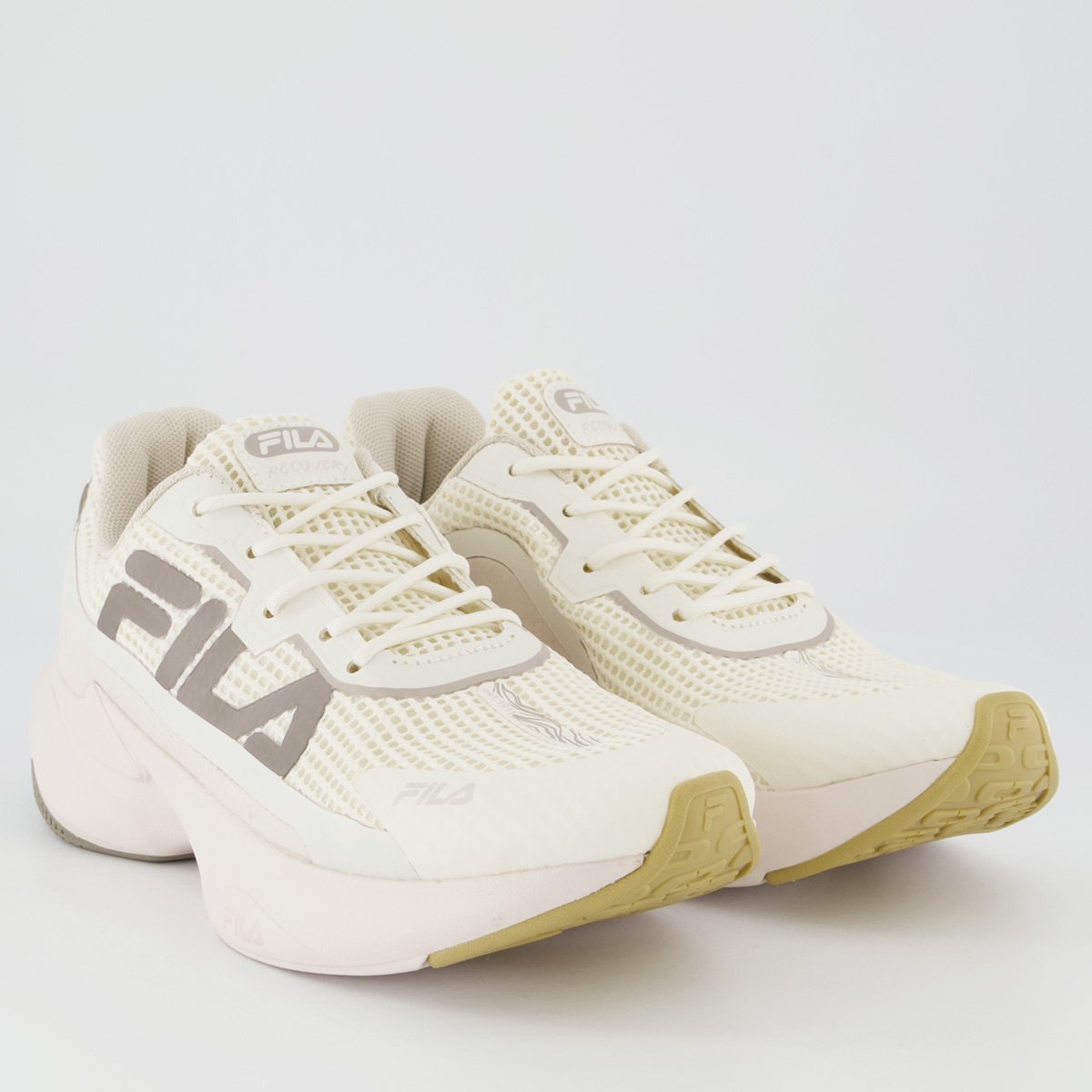 Tênis Fila Recovery Feminino Bege Bege 2