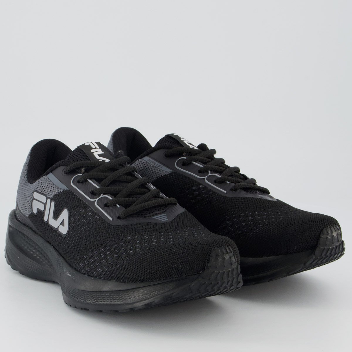 Tênis Fila Rise UP Feminino Preto e Cinza Preto 2