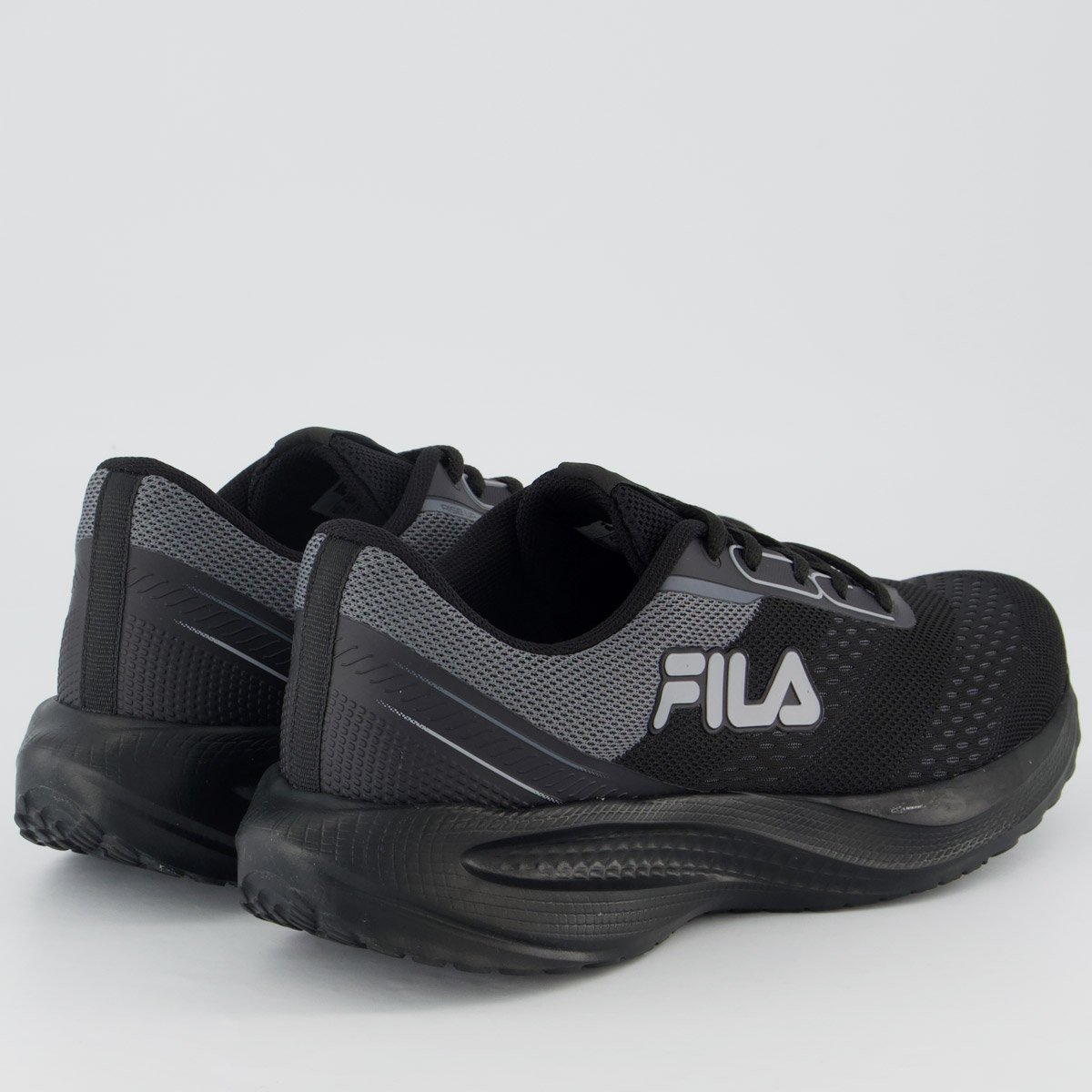 Tênis Fila Rise UP Feminino Preto e Cinza Preto 3