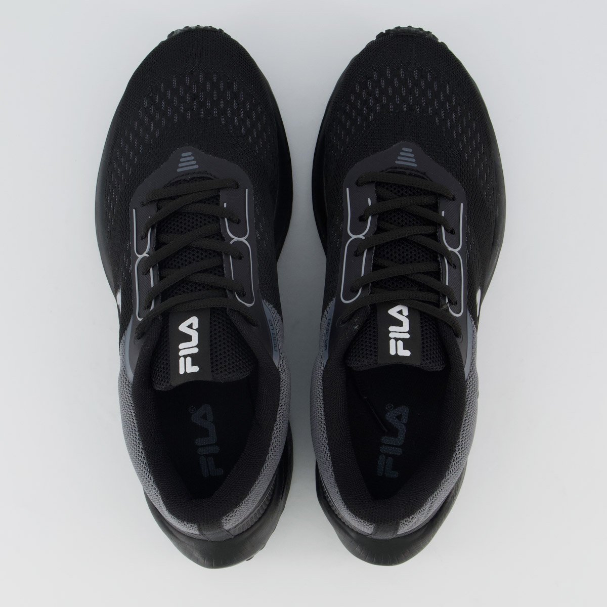 Tênis Fila Rise UP Feminino Preto e Cinza Preto 4