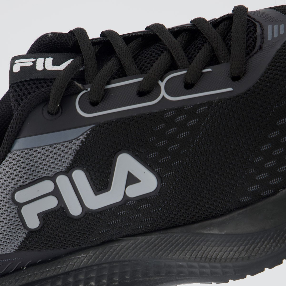 Tênis Fila Rise UP Feminino Preto e Cinza Preto 7